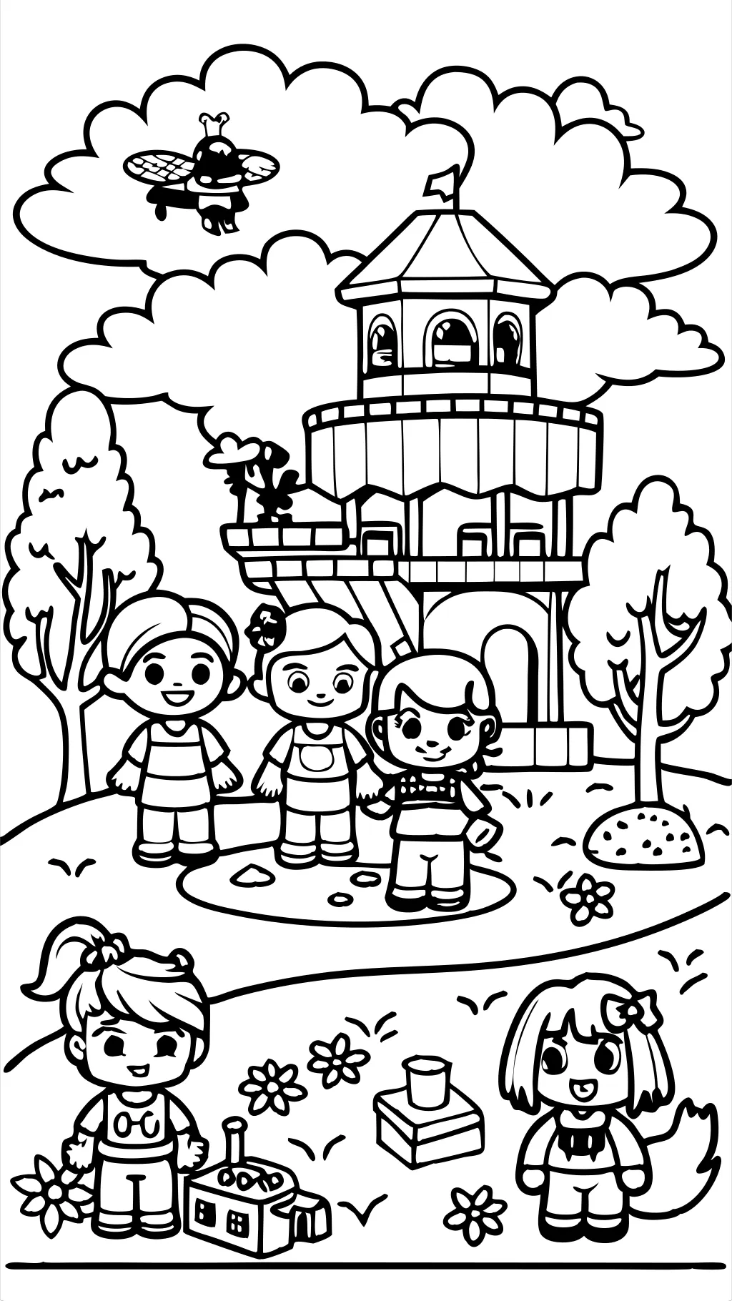 coloriage LEGO Friends